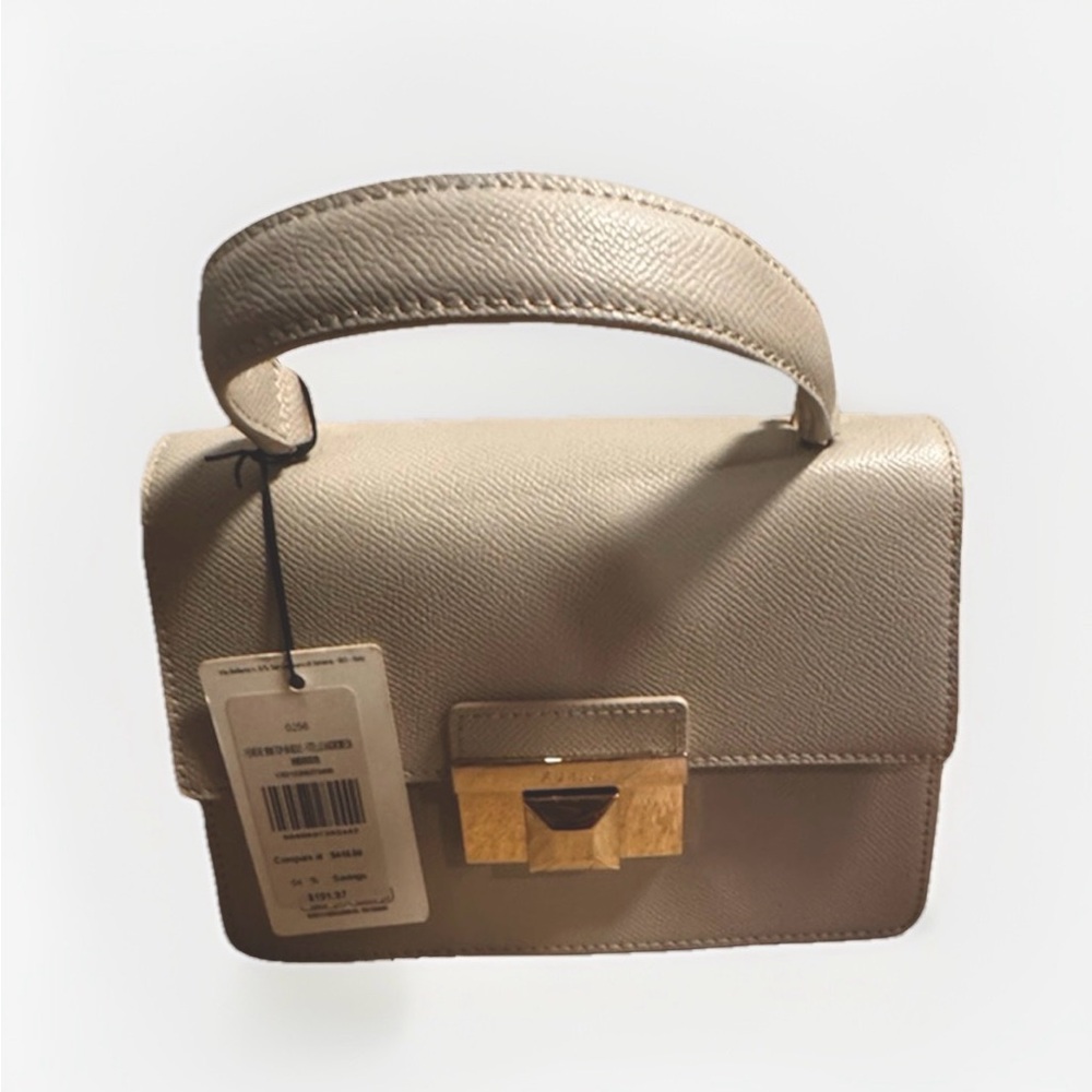 Chic FURLA Beige Satchel convertible Crossbody - Top Handle Bag